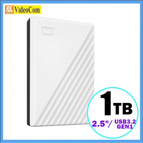 WD My Passport 1TB (白色) WDBYVG0010BWT - 2.5" USB3.2 GEN1 可攜式外置式硬碟 803WDBYVG0010BWT-V02 WD My Passport 1TB (白色) WDBYVG0010BWT - 2.5" USB3.2 GEN1 可攜式外置式硬碟 803WDBYVG0010BWT-V02